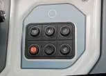 Ładowarka teleskopowa Faresin 7.32 Compact Bosch Deutz kabina panel sterowania kokpit przyciski
