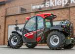 Ładowarka teleskopowa Faresin 7.32 Compact Bosch Deutz widok z boku kabina