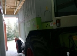 Prawy bok kombajn zbożowy Claas Mega 360