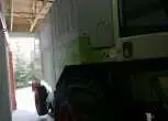 Prawy bok kombajn zbożowy Claas Mega 360