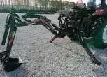 Koparka Hydramet H-300 w pozycji roboczej