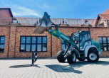 Ładowarka kołowa Kramer KL 19.5 L plac firma Korbanek