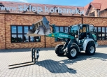 Ładowarka kołowa Kramer KL 19.5 L plac firma Korbanek