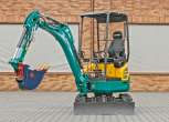 Mini koparka Lovol Korbanek, Nachi, Eaton, Yanmar front maszyny ukos