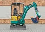 Mini koparka Lovol Korbanek, Nachi, Eaton, Yanmar bok przód maszyny