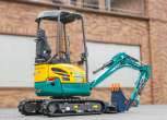 Mini koparka Lovol Korbanek, Nachi, Eaton, Yanmar ramię opuszczone zamknięte