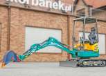 Mini koparka Lovol Korbanek, Nachi, Eaton, Yanmar ramię maksymalny zasięg kopania