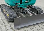 Mini koparka Lovol Korbanek, Nachi, Eaton, Yanmar lemiesz rozłożony