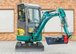 Mini koparka Lovol Korbanek, Nachi, Eaton, Yanmar kabina przód ukos