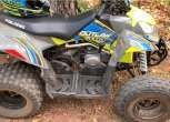 Quad Outlaw 110 z oferty korbanek.pl kolor seledynowo - niebieski limonka atv
