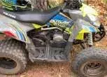 Quad Outlaw 110 z oferty korbanek.pl kolor seledynowo - niebieski limonka atv