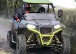 ATV Polaris RZR 900 EPS felgi aluminiowe quad kolor czarny klasyczna kierownica
