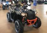 prawy przód używany quad Polaris Scrambler XP 1000 LIMITED atv grey z seledynową ramką ochronną  z przodu