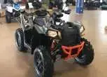 prawy przód używany quad Polaris Scrambler XP 1000 LIMITED atv grey z seledynową ramką ochronną  z przodu