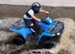 Quad używany Polaris Sportsman 110 prawy przód atv dziecięcy