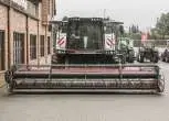 kombajn zbożowy Rostselmash RSM 161 widok heder z przodu www.korbanek.pl