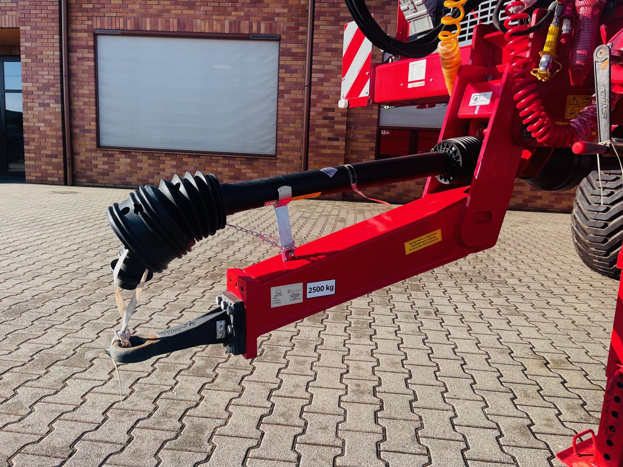 Rozrzutnik obornika Unia Group tandem Tytan 18 PREMIUM TD adapter poziomy plus tarczowy