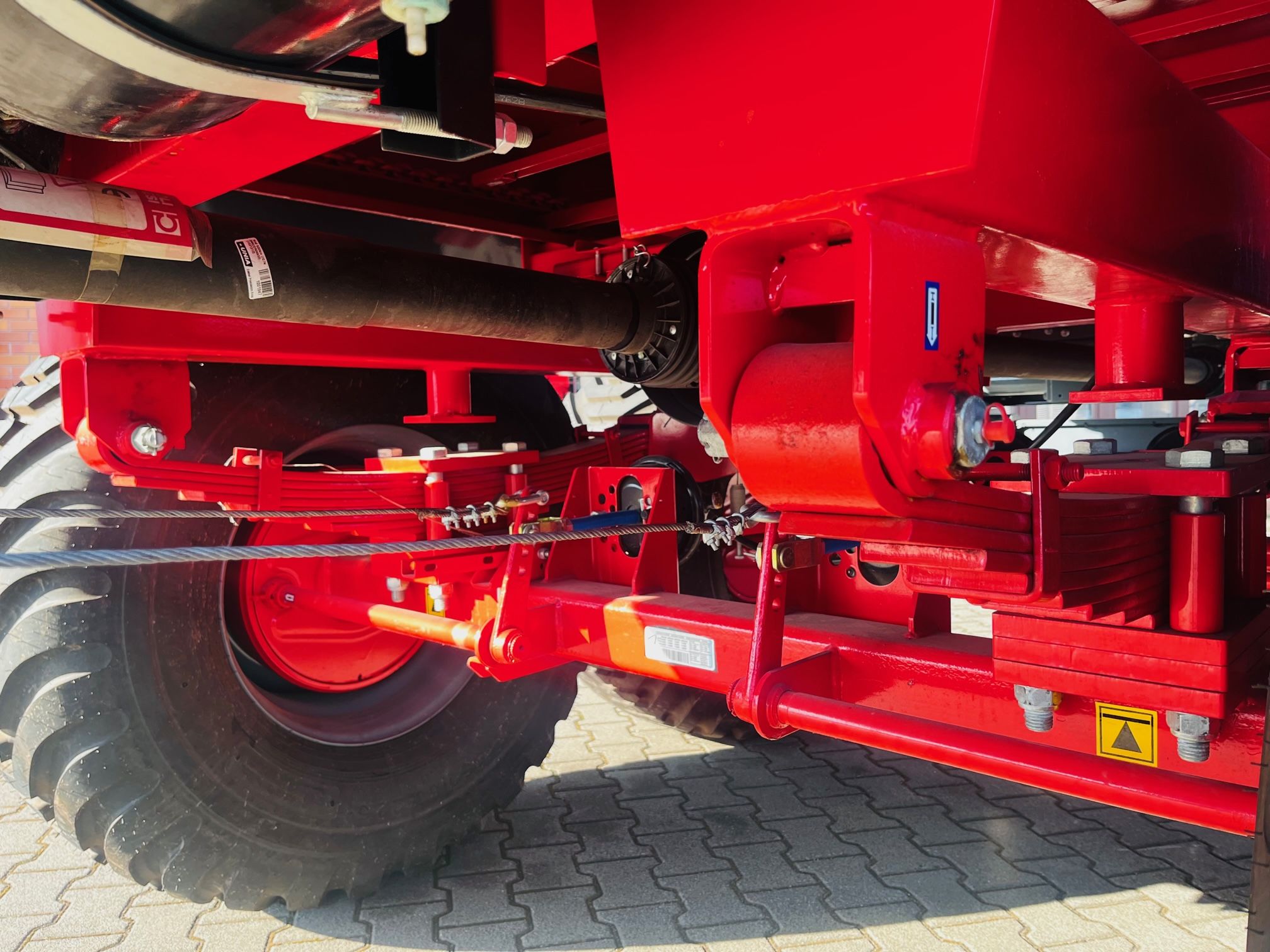 Rozrzutnik obornika Unia Group tandem Tytan 18 PREMIUM TD adapter poziomy plus tarczowy