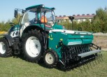 Siewnik zbożowy Arbos Grano mechaniczny, widok od lewej strony
