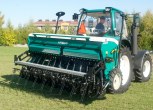 Siewnik zbożowy mechaniczny Arbos Grano 3m z ciągnikiem Arbos