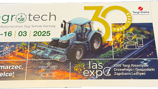 Bilet ZA DARMO na targi Agrotech Kielce 2025