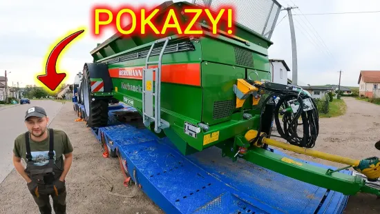 Pokazy rozrzutnikiem Bergmann 2140