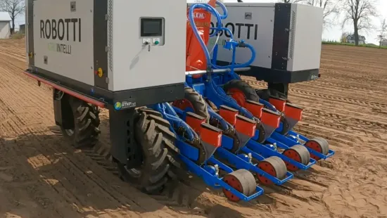 Robot Robotti i siewnik Monosem