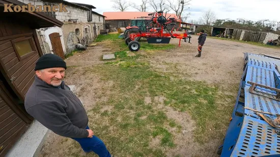 Pan Roman z miejscowość Chwarzno zakupił zgrabiarkę SIP STAR 720/22 T od Korbanek