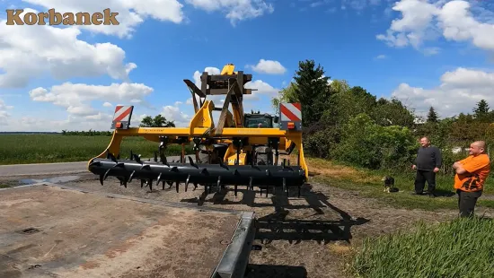 Pan Tomasz zdecydował się na zakup wysokiej jakości głębosza francuskiej marki Agrisem od Korbanek