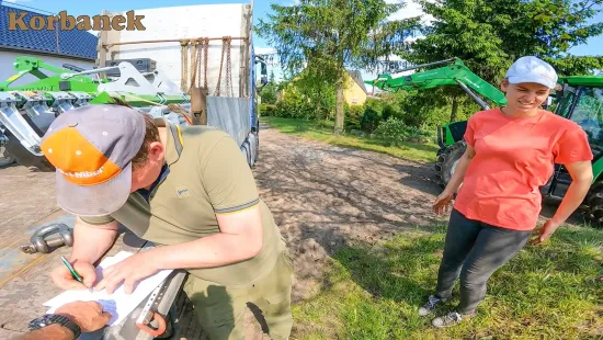 Pan Mateusz wraz z żoną kolejny raz zdecydowali się na zakup maszyny z firmy Korbanek - tym razem wybrali owijarkę McHale