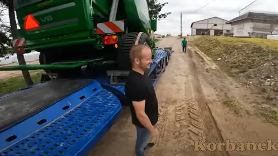 Pan Wojciech podjął spontaniczną decyzję - zdecydował sie na zakup prasy McHale V6 750 od Korbanek
