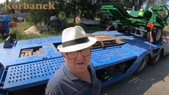 Zdecydowali się kupić owiajarkę McHale od Korbanek - ponieważ przy poprzedniej owijarce stacjonarnej potrzebowli az 3 osób do jej obsługi