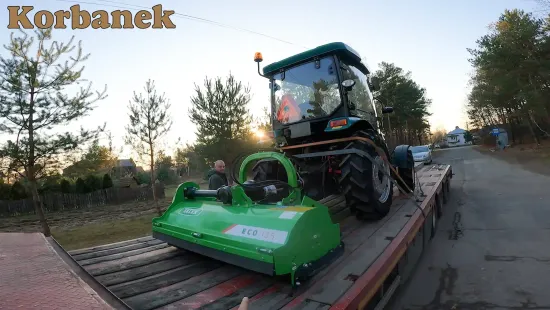 Pan Andrzej zdecydował się na zakup ciagnika Arbos 2025 w zestawie z kosiarką Talex za 50% jej ceny