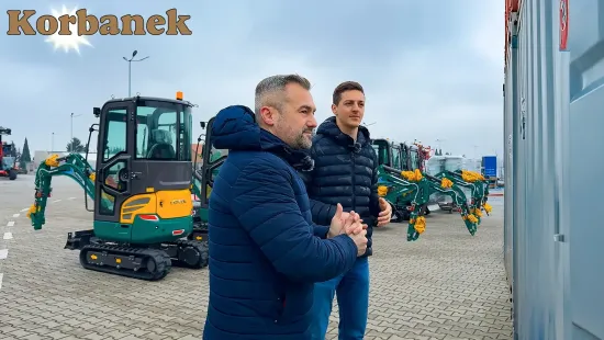 Dostawa nowych modeli koparek Lovol FR 20, które możesz zakupić tylko w firmie Korbanek