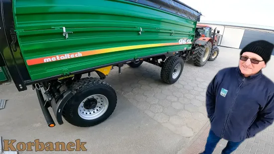 Pan Tadeusz kupił przyczepe Metaltech DB 12 od Korbanek