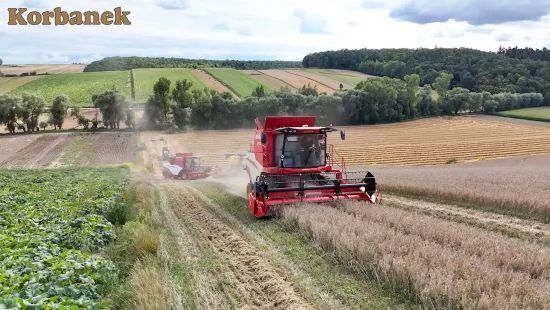 W Małopolsce odbyły sie pokazy kombajnów Aupax. Jak poradziły sobie te chińskie maszyny w górzystych terenach?