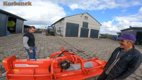 Pan Rafał zakupił kosiarkę maschio Bisonte od Korbanek