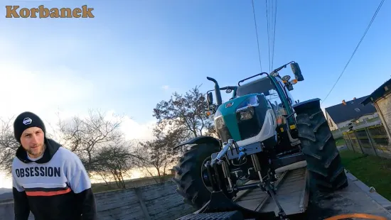 Pan Paweł zakupił ciagnik Arbos 5130 także ze względu na bliskość serwisu Korbanek
