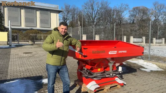 Michał przedstawia najnowszy rozskiewacz od Maschio Gaspardo - model PRIOMO S