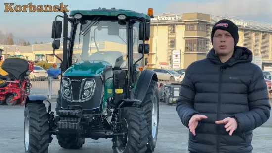 Nasz specjalista ds ciągników Przemek omawia ciagnik Aupax 3075 