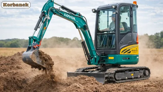 Wielozadaniowe minikoparki Lovol do prac budowlanych