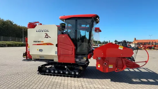 chiński kombajn do zbioru ryżu