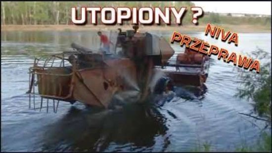 Embedded thumbnail for UTOPIONY KOMBAJN | Przeprawa przez rzekę | NIVA protoplasta Nova | Rostselmash NOVA