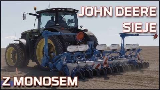 Embedded thumbnail for John Deere mechaniczny siew buraków Elektrycz napęd Monosem Meca 12 rz I Zmienne dawkowanie GPS