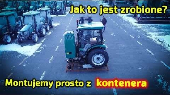 Embedded thumbnail for Korbanek składa ciągniki z Chin  Prosto z kontenera w częściach