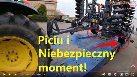 Embedded thumbnail for Nie było bezpiecznie  Kierowca Piciu dziś dostarcza nowy nabytek  Jaki?