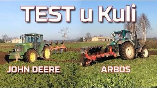 Embedded thumbnail for TEST u Kuli z Korbankiem LIVE Orka z pługiem|John Deere vs Arbos|6620 vs 5130 Advanced