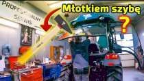Embedded thumbnail for Potraktował młotkiem szybę w ciągniku