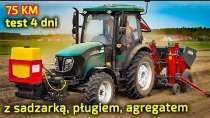 Embedded thumbnail for 75 KM Arbos 3075 testowany 4 dni u rolnika/youtubera Jaro225 z pługiem, agregatem, sadzarką