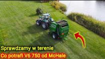 Embedded thumbnail for Pracujemy w terenie prasą McHale V6 750  dała radę z pewnymi modyfikacjami?